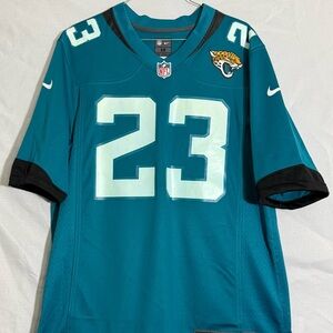 Nike CJ Henderson Jacksonville Jaguars #23 Home Teal Game Jersey Men’s Medium